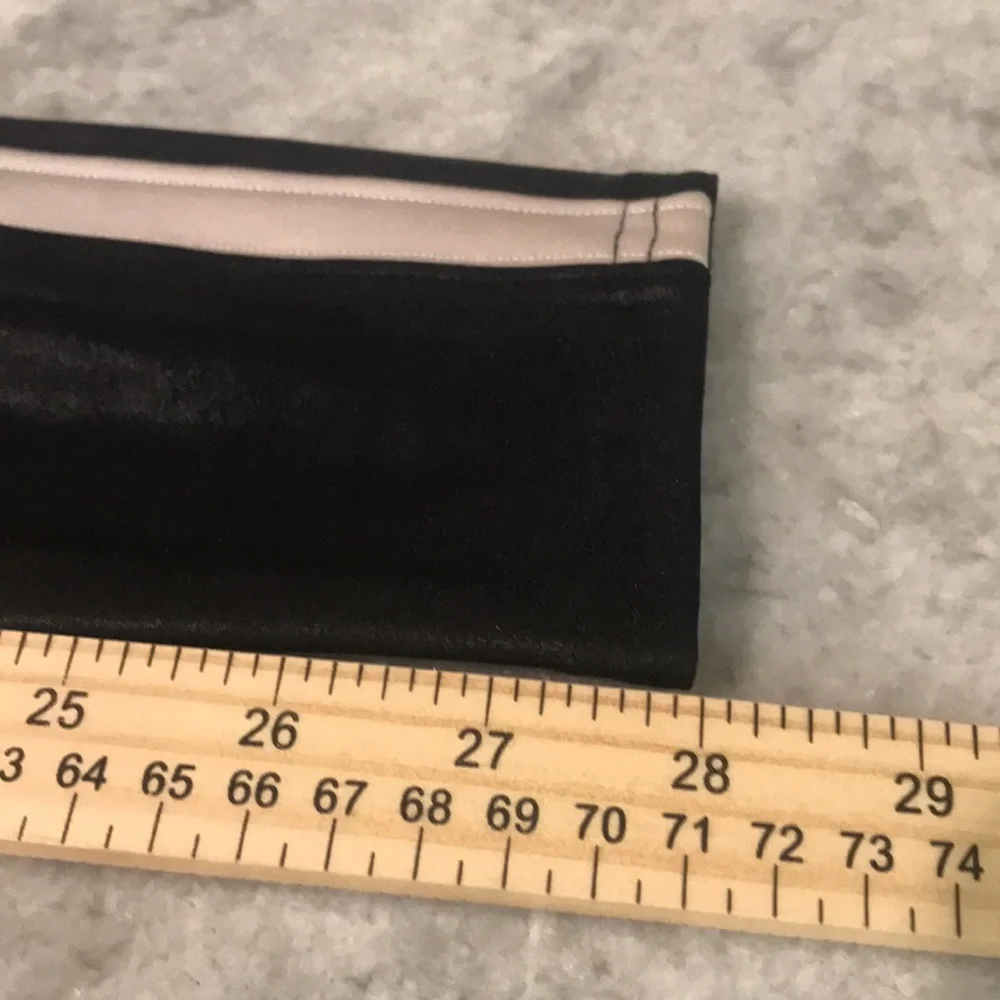 Spanx Faux Leather Leggings Womens Medium Black White Stripe Shape Slimming Pant - Picture 7 of 9